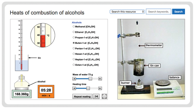 science-investigations-chemistry-heats-of-combustion-of-alcohols