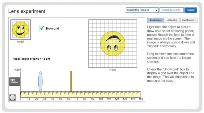 key-stage-3-lens-experiment