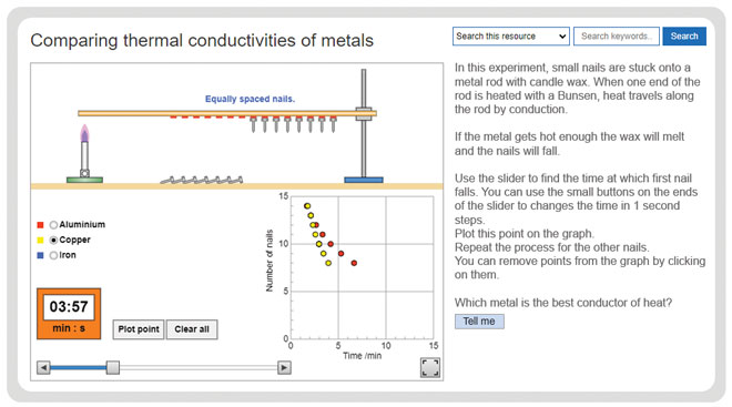 key-stage-3-physics-heat-conduction-experiment