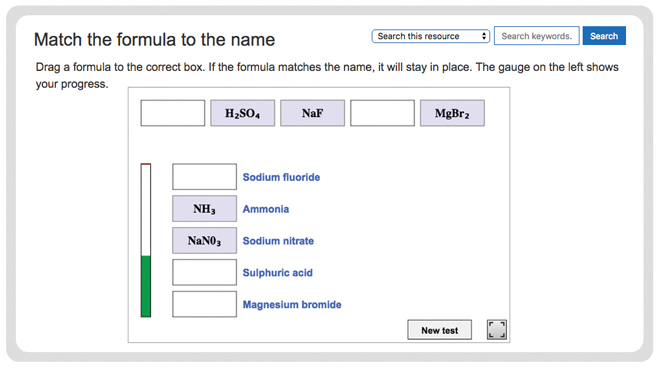 chemistry-activities-match-the-formula-to-the-name