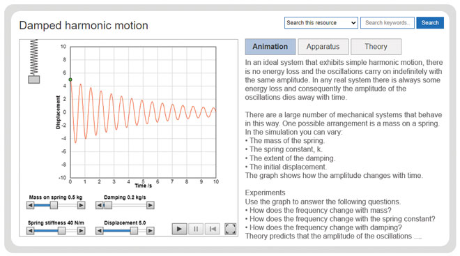physics-waves-damped-harmonic-motion.