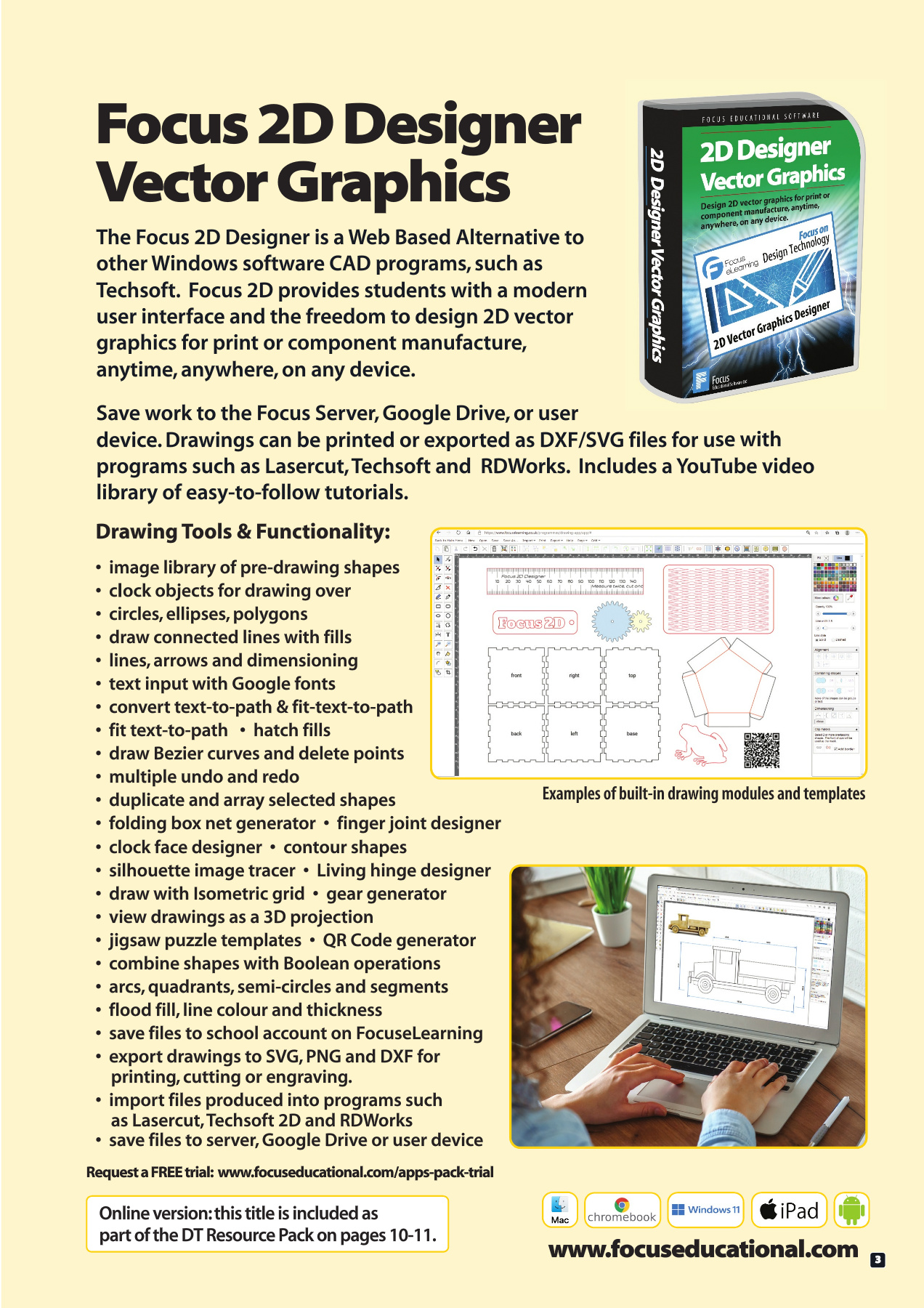 Focus Design Technology Resources 2025/2026
